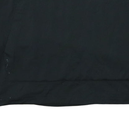 Puma Men's Black & Grey Colourblock Hooded Long Sleeve T-Shirt S