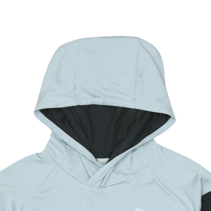 Puma Men's Black & Grey Colourblock Hooded Long Sleeve T-Shirt S