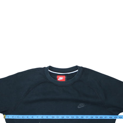 Nike Men's Black M Crew Neck Fleece Pullover Sweatshirt