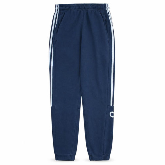 Front view of adidas Men's Blue Jogger Trousers M Regular Fit Fleece Activewear