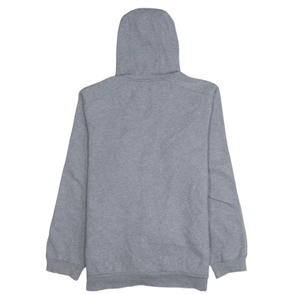 Adidas Men's Grey Full Zip Hoodie Size M Sports Fleece Jacket