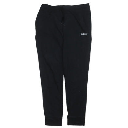 adidas Womens Black Jogger Trousers Size 12-14 Regular Fit