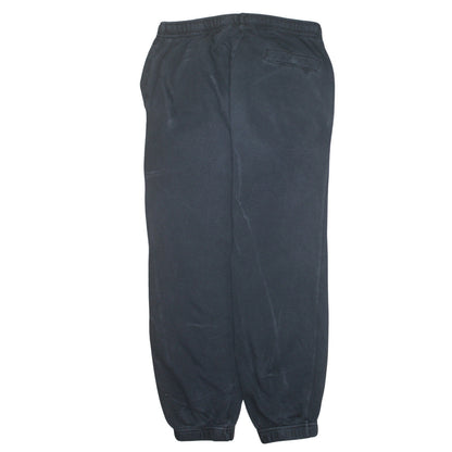 Nike Women Black L Cotton Blend Jogger Activewear Trousers