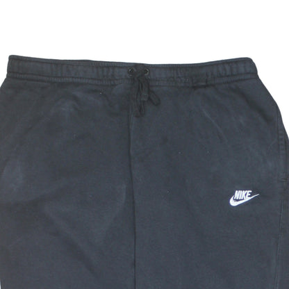 Nike Women Black L Cotton Blend Jogger Activewear Trousers