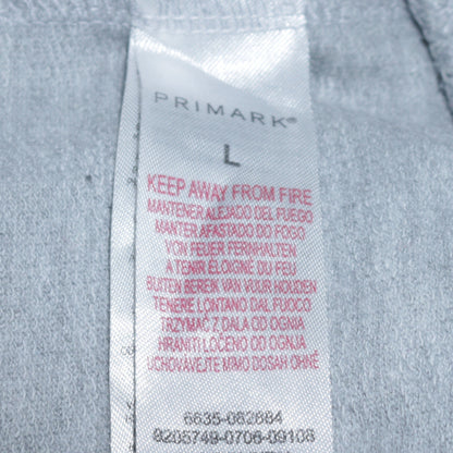 Primark Men Grey Bart Simpson Graphic Pullover Sweatshirt L