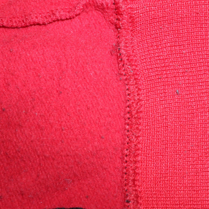 Reebok Hockey Women's Red & Black Pullover Hoodie Size XL Cotton Blend