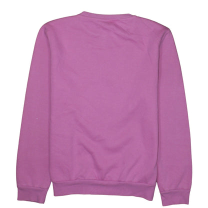 Disney Women Pink Marie Sweatshirt Long Sleeve Pullover Fun Casual