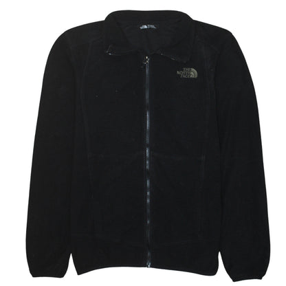 The North Face Men Black Fleece Jacket S Polyester Full Zip Outdoor