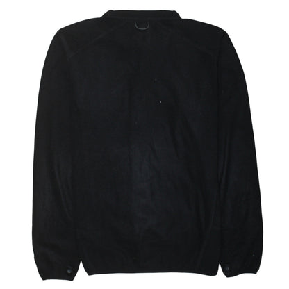 The North Face Men Black Fleece Jacket S Polyester Full Zip Outdoor