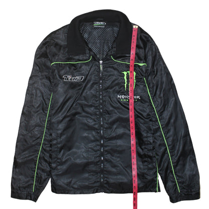 Tech3 Mens Black XL Bomber Jacket Monster Energy Racing Style