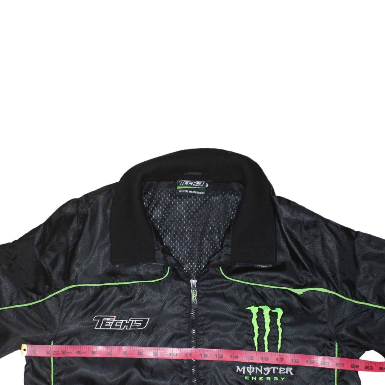 Tech3 Mens Black XL Bomber Jacket Monster Energy Racing Style