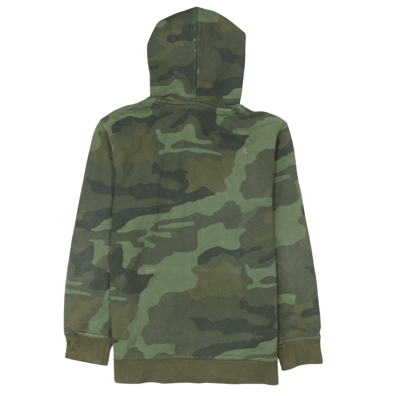 GAP Kids Boys Green Camouflage Pullover Hoodie XXL 14-16 Lined Cotton Blend
