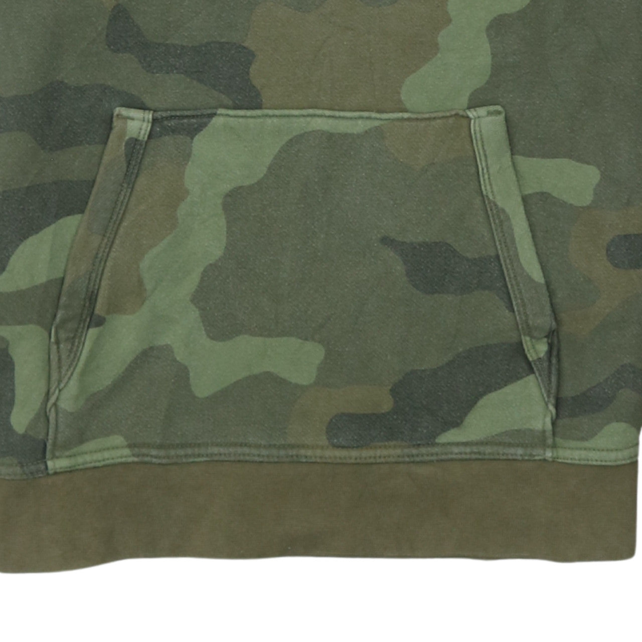 GAP Kids Boys Green Camouflage Pullover Hoodie XXL 14-16 Lined Cotton Blend
