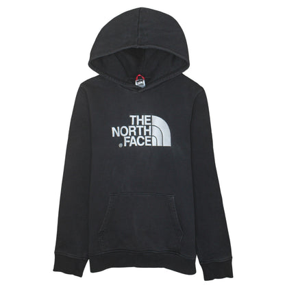 The North Face Boys Black XL Pullover Hoodie 100% Cotton Logo Sweatshirt