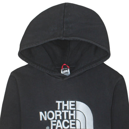 The North Face Boys Black XL Pullover Hoodie 100% Cotton Logo Sweatshirt