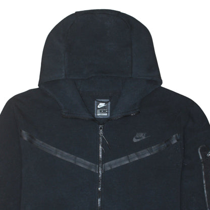 Nike Men’s Black XL Full Zip Hoodie Sweatshirt Lightweight Hooded