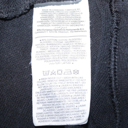 Nike Men's Black Medium Crew Neck Graphic Logo Sweatshirt
