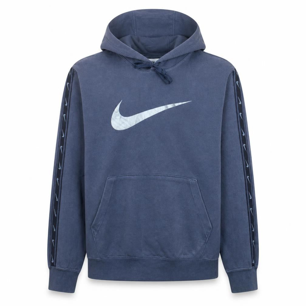 Nike Men's Blue Pullover Hoodie M Logo Sportswear Sweatshirt