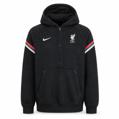 Nike Men’s Black LFC Dri-Fit 1/2 Zip Hoodie XS Football Training