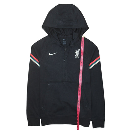 Nike Men’s Black LFC Dri-Fit 1/2 Zip Hoodie XS Football Training