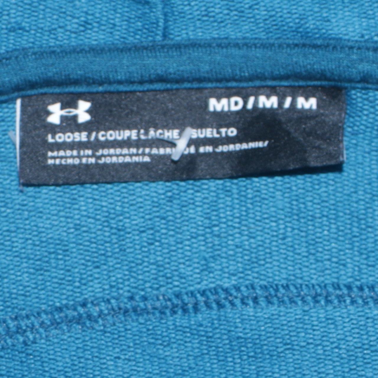 Under Armour Men's Blue M Pullover Sweatshirt High Neck Logo