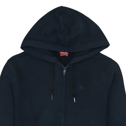 Puma Men’s Black Full Zip Hoodie Size M Cotton Blend