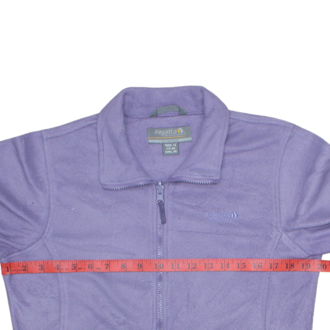 Regatta Women’s Purple Fleece Full Zip Jacket Size 12