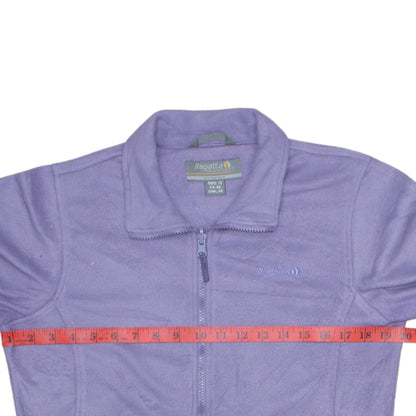 Regatta Women’s Purple Fleece Full Zip Jacket Size 12