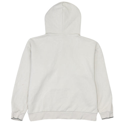 Adidas Mens White Pullover Hoodie Size S Sports Logo Sweatshirt
