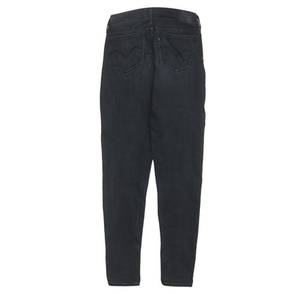 Levi's Women's 710 Super Skinny Black Jeans Size 26 Slim Fit