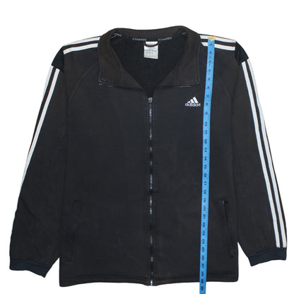 Adidas Men's Black Full Zip Sweatshirt Size M Sports Fleece