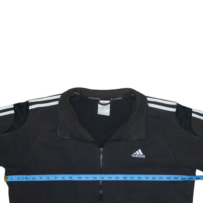 Adidas Men's Black Full Zip Sweatshirt Size M Sports Fleece
