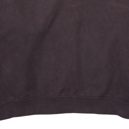 Adidas Women’s Brown Pullover Hoodie M 12-14 Classic Logo Cotton