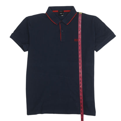 Hugo Boss Men's Blue Regular Fit Short Sleeve Polo Shirt XL