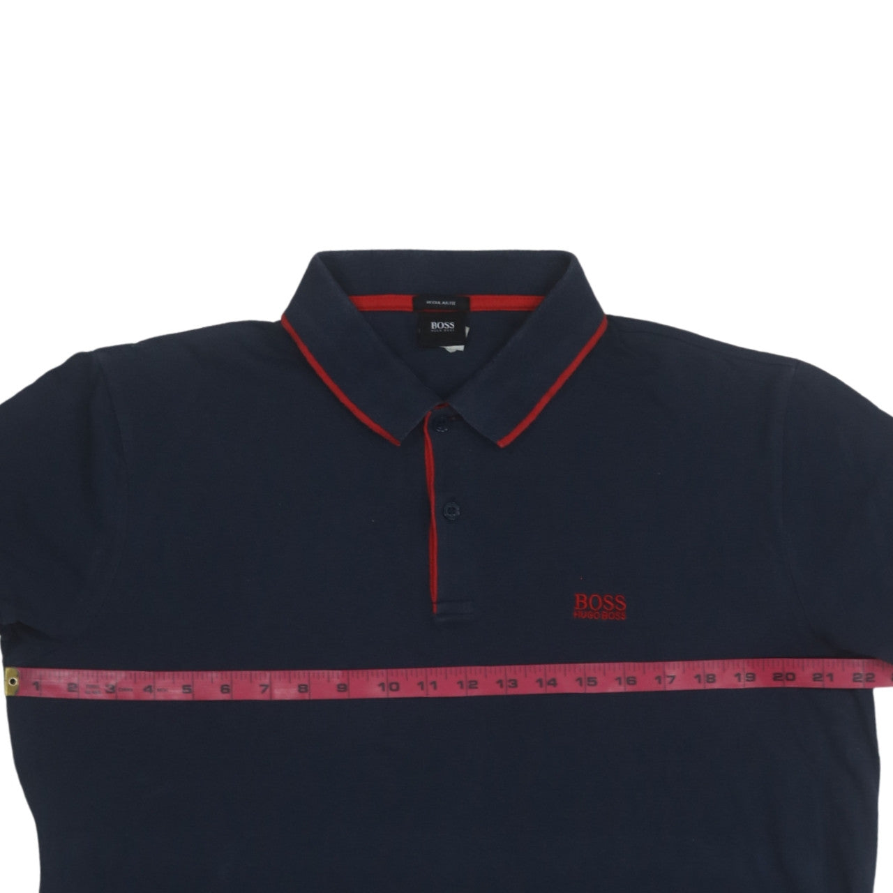 Hugo Boss Men's Blue Regular Fit Short Sleeve Polo Shirt XL