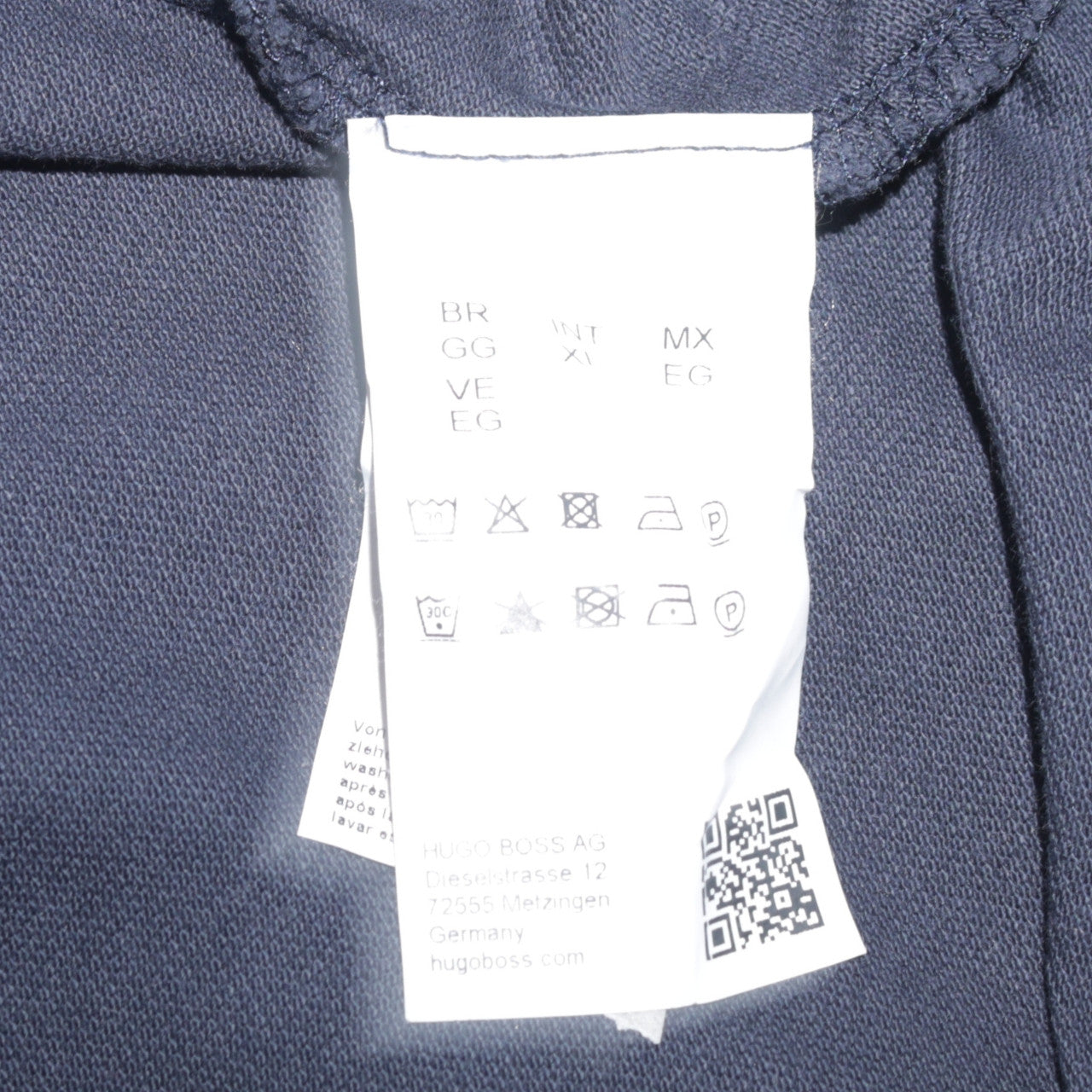 Hugo Boss Men's Blue Regular Fit Short Sleeve Polo Shirt XL