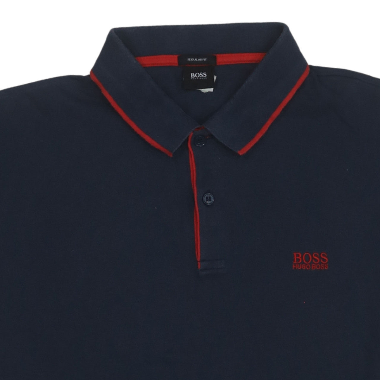 Hugo Boss Men's Blue Regular Fit Short Sleeve Polo Shirt XL