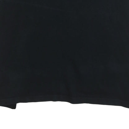 Nike Men's Black Cotton Logo Polo Shirt Size L