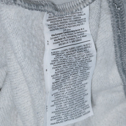 Nike Men's Grey Pullover Hoodie Medium Fleece Sportswear