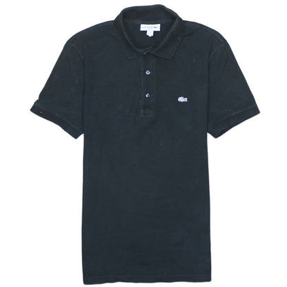 Lacoste Men's Black Slim Fit Polo Shirt Size XS Cotton Blend