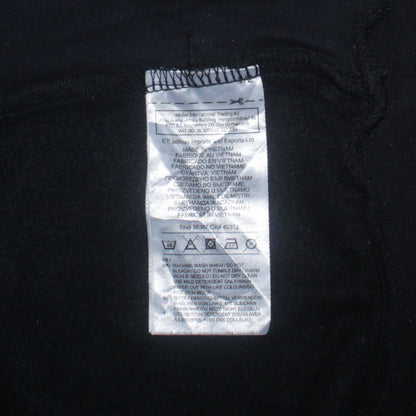 Adidas Womens Black Pullover Hoodie Size M 12-14 Hooded Sweatshirt