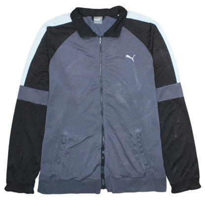Puma Men's Blue Full Zip Sweatshirt 2XL Sports Style