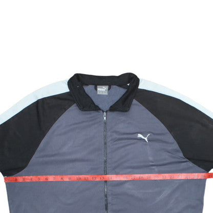Puma Men's Blue Full Zip Sweatshirt 2XL Sports Style