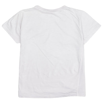 Champion Men's White Medium Embroidered Logo Cotton T-Shirt