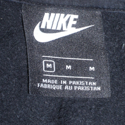 Nike Men's Black Pullover Hoodie Size M Cotton Fleece