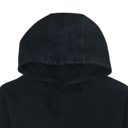 Nike Men's Black Pullover Hoodie Size M Cotton Fleece
