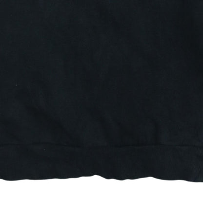 Napapijri Men's Black Pullover Hoodie M Logo Outdoor Fleece
