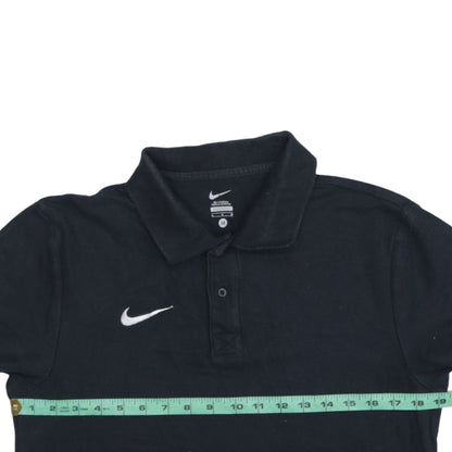 Nike Men's Black Cotton Polo Shirt M Short Sleeve Sports Top