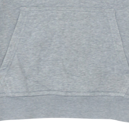Nike Men's Grey Pullover Hoodie Small Logo Graphic Sweatshirt