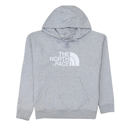 The North Face Womens Grey Pullover Hoodie Size M Cotton Blend